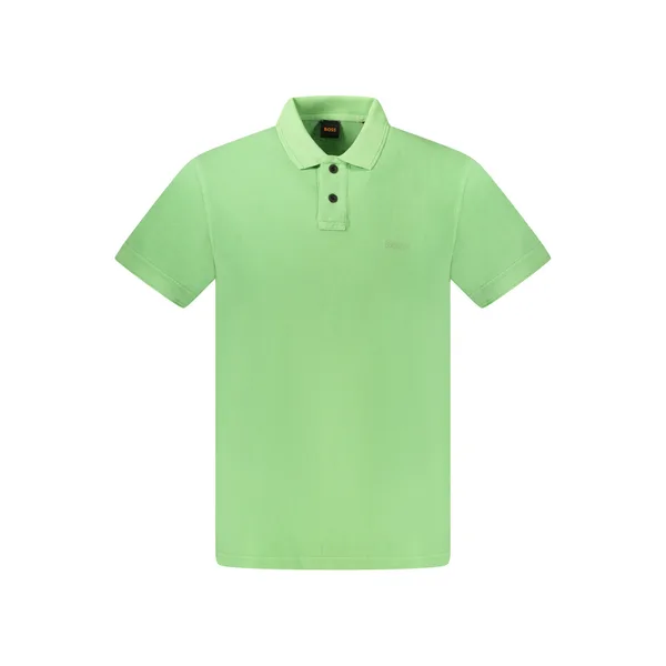 HUGO BOSS POLO MANICHE CORTE UOMO VERDE