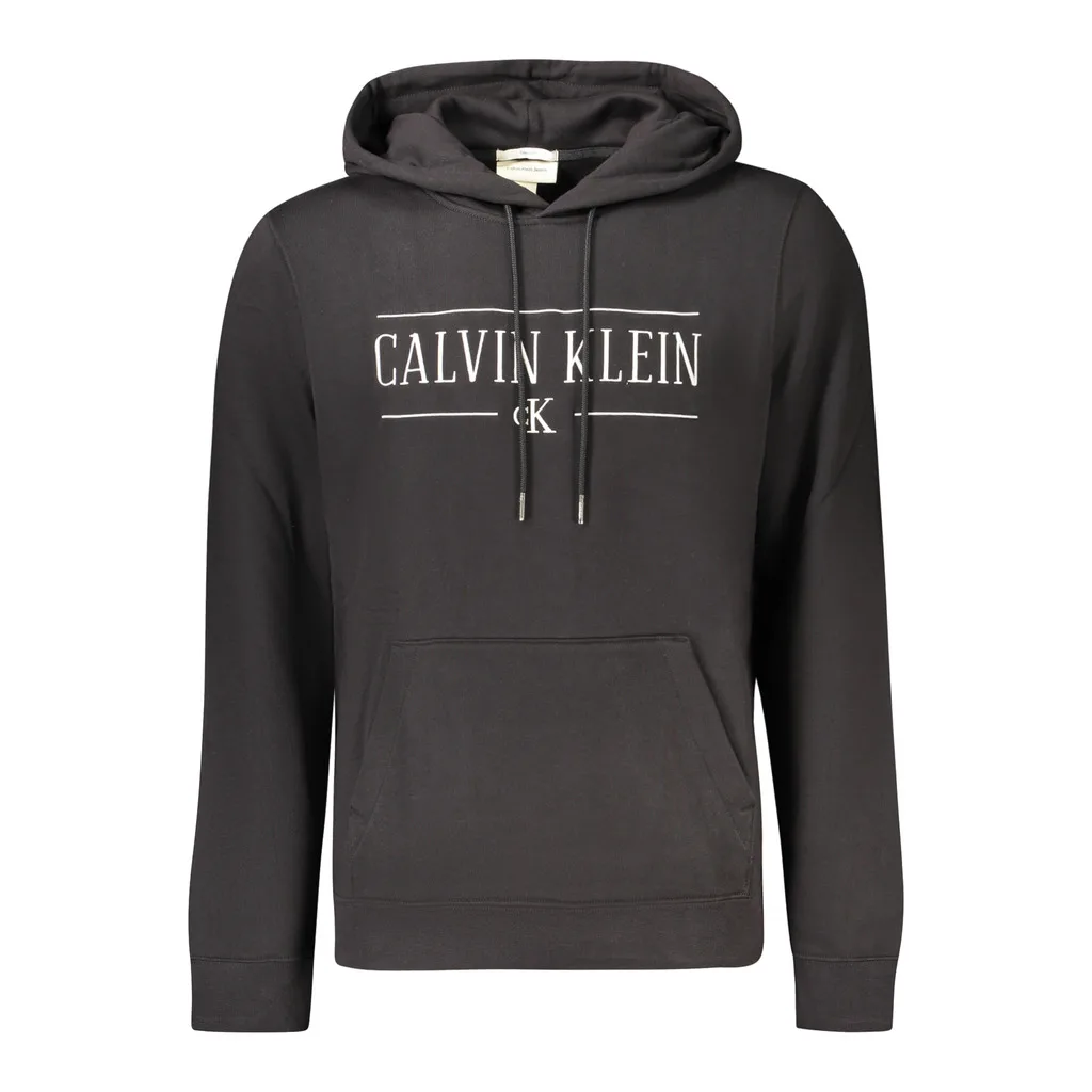 CALVIN KLEIN FELPA SENZA ZIP UOMO NERO