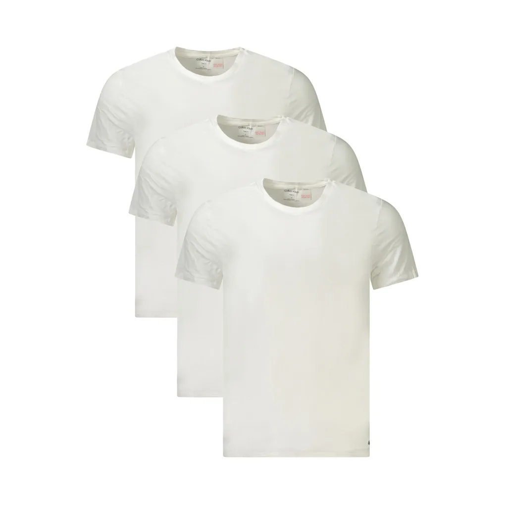 T-SHIRT MANICHE CORTE UOMO BIANCO