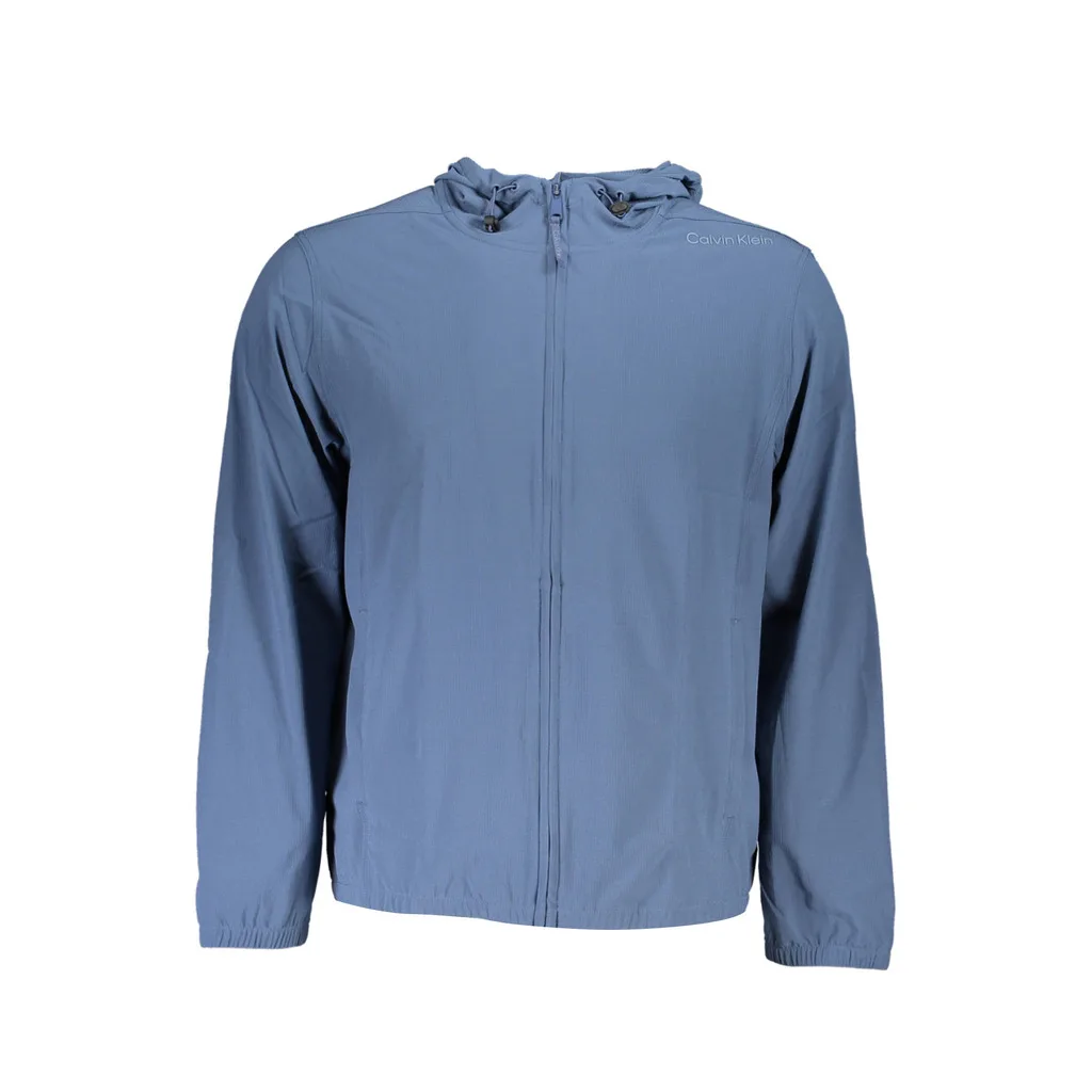 FELPA CON ZIP UOMO BLU