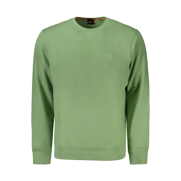 HUGO BOSS FELPA SENZA ZIP UOMO VERDE