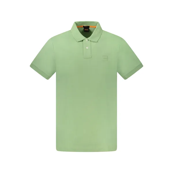 HUGO BOSS POLO MANICHE CORTE UOMO VERDE
