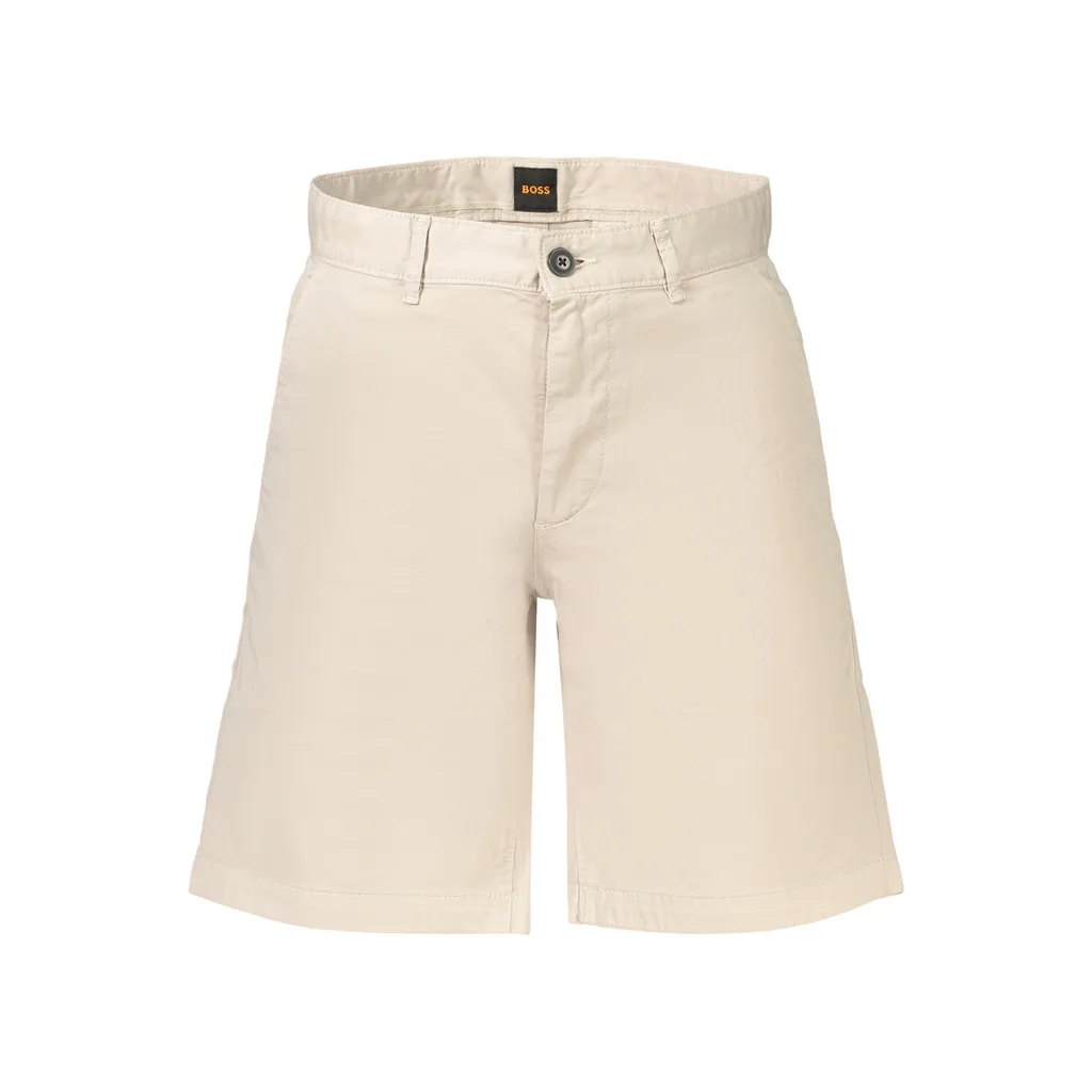 BOSS PANTALONE BERMUDA UOMO BEIGE