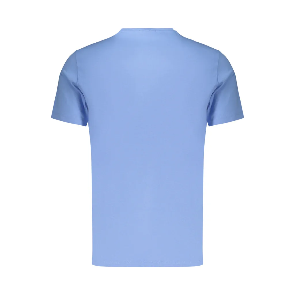 T-SHIRT MANICHE CORTE UOMO AZZURRO