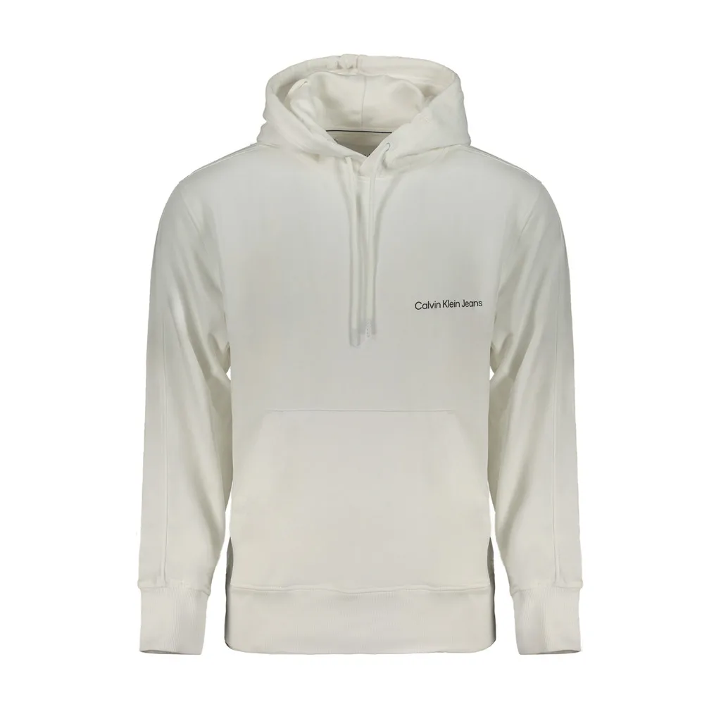FELPA SENZA ZIP UOMO BIANCO
