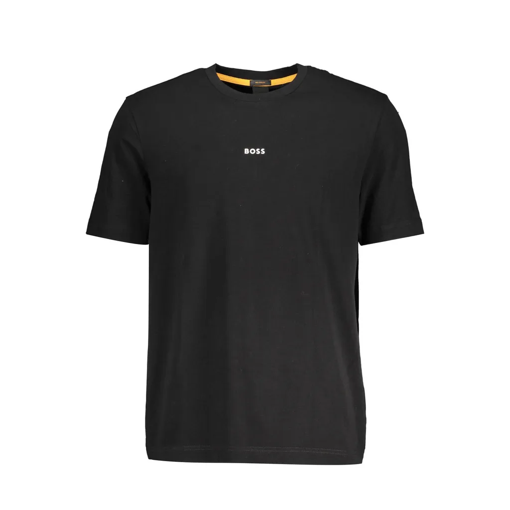 BOSS T-SHIRT MANICHE CORTE UOMO NERO