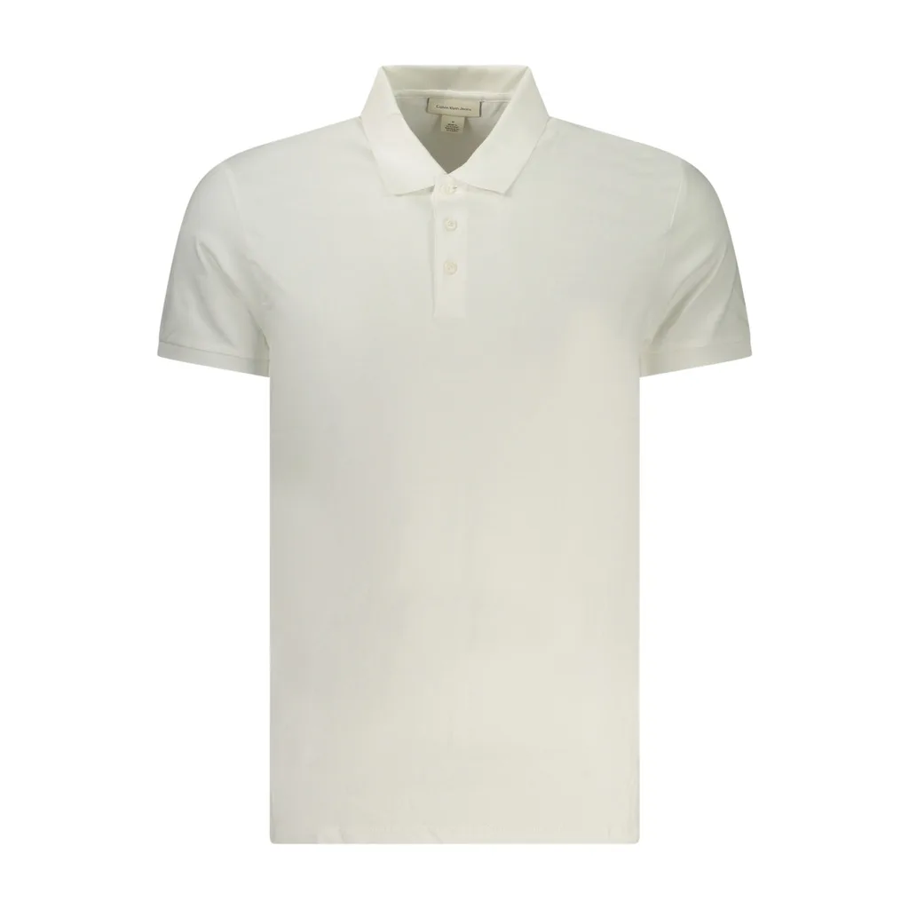 POLO MANICHE CORTE UOMO BIANCO