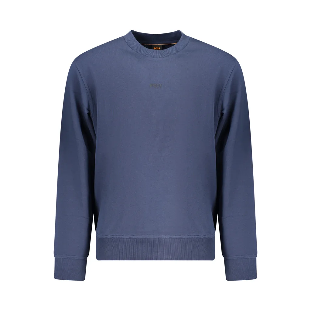 BOSS FELPA SENZA ZIP UOMO BLU