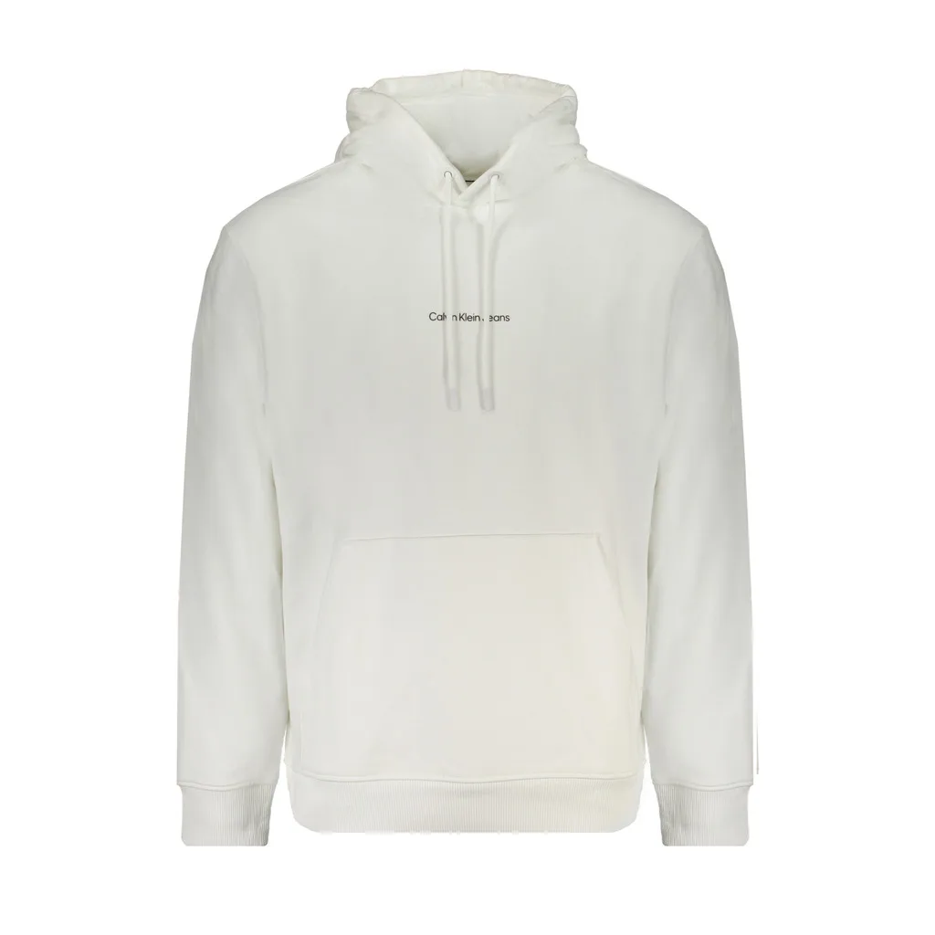 FELPA SENZA ZIP UOMO BIANCO