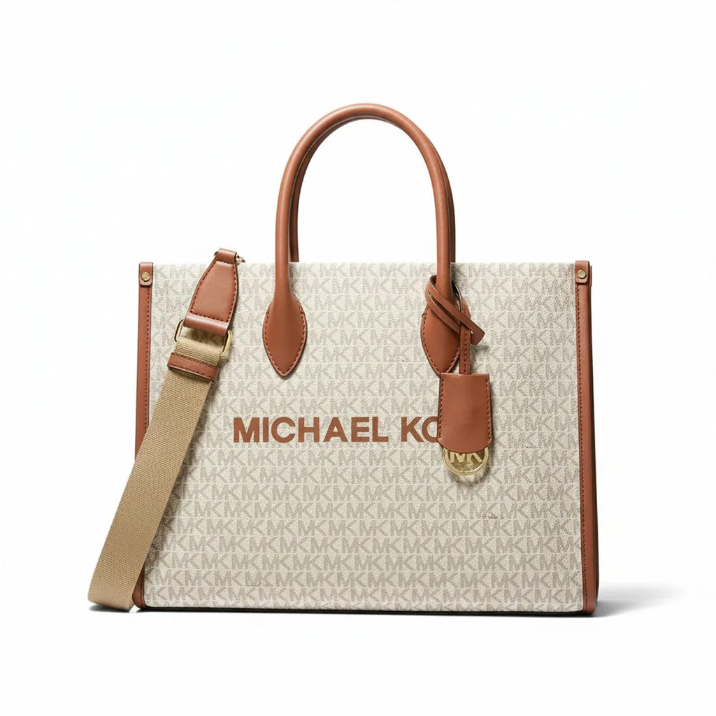 Logo Print Tote Bag Vanilla