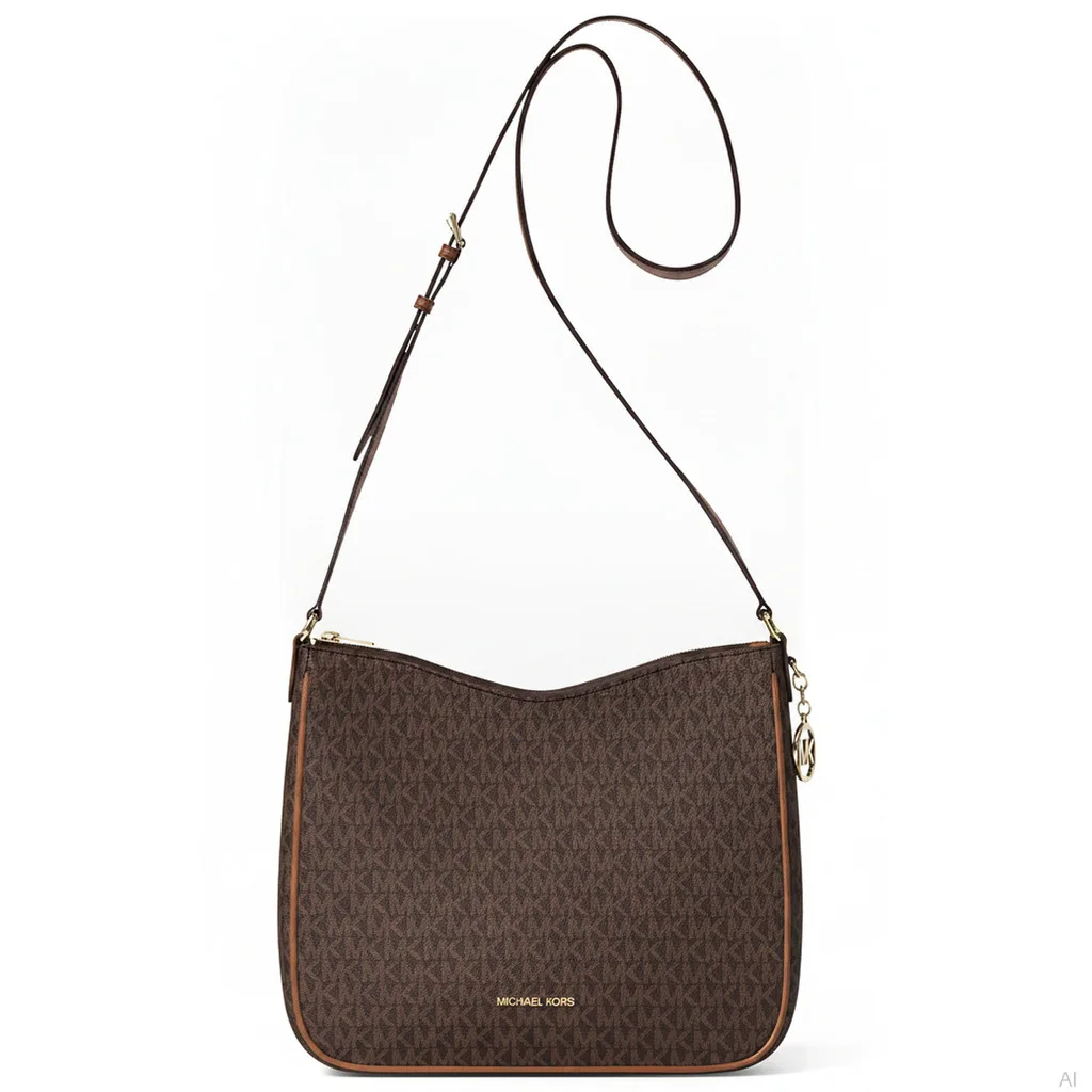 Nayla Signature Crossbody Bag Brown