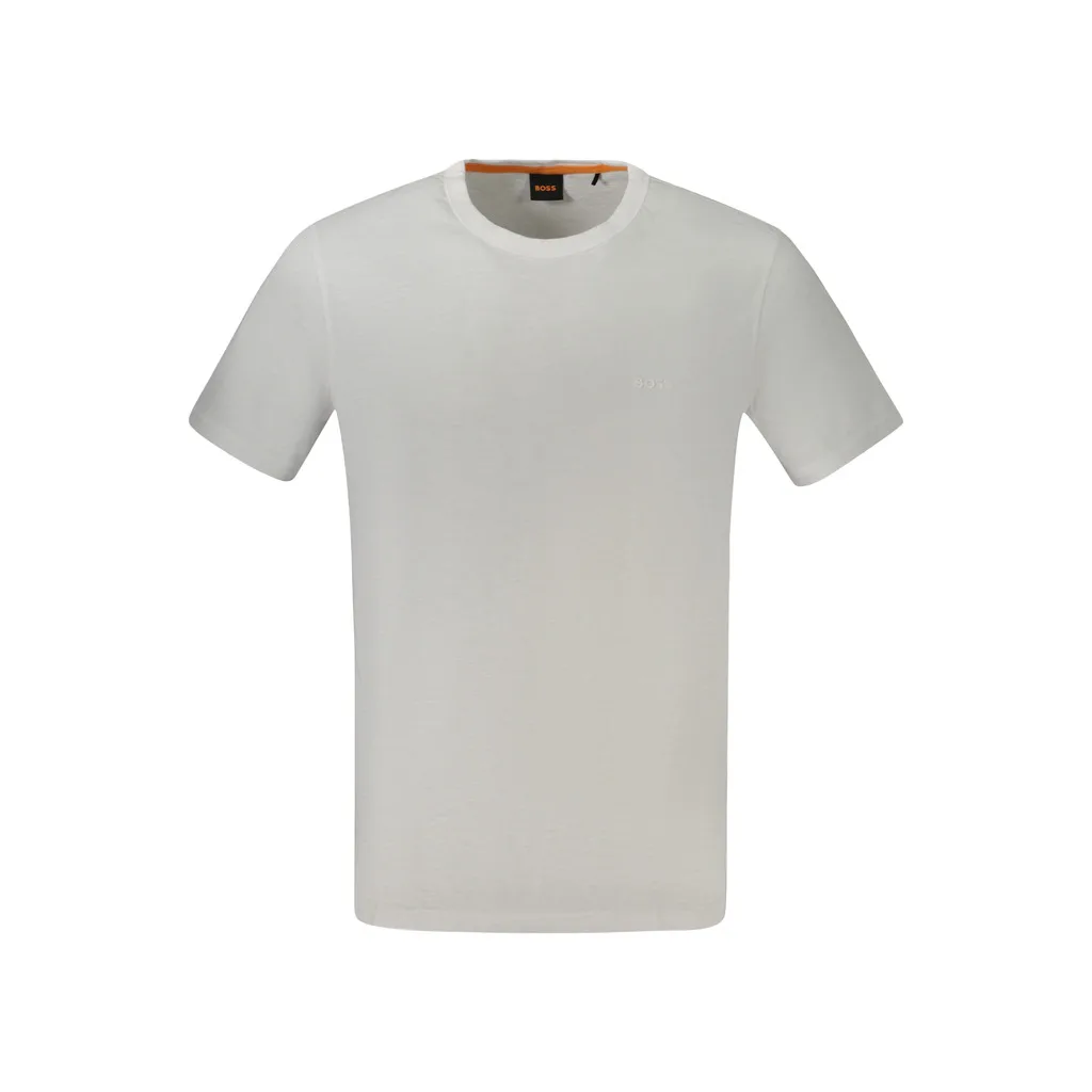 HUGO BOSS T-SHIRT MANICHE CORTE UOMO BIANCO