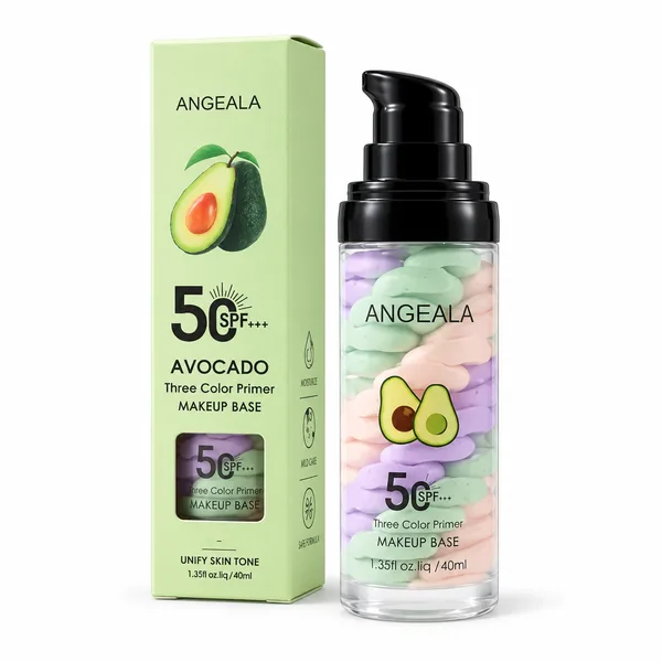 ANGEALA Tricolor 3-in-1 Make-up-Basis – LSF 50 PA+++